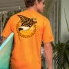 Tribal Manta Surf - Apricot Dyed Short Sleeve Crewneck T-Shirt 1 Tribal Manta Surf - Apricot Dyed Short Sleeve Crewneck T-Shirt -Crazyshirts Online Shop b22b5f56 8d08 47bd a600 22353b32c292