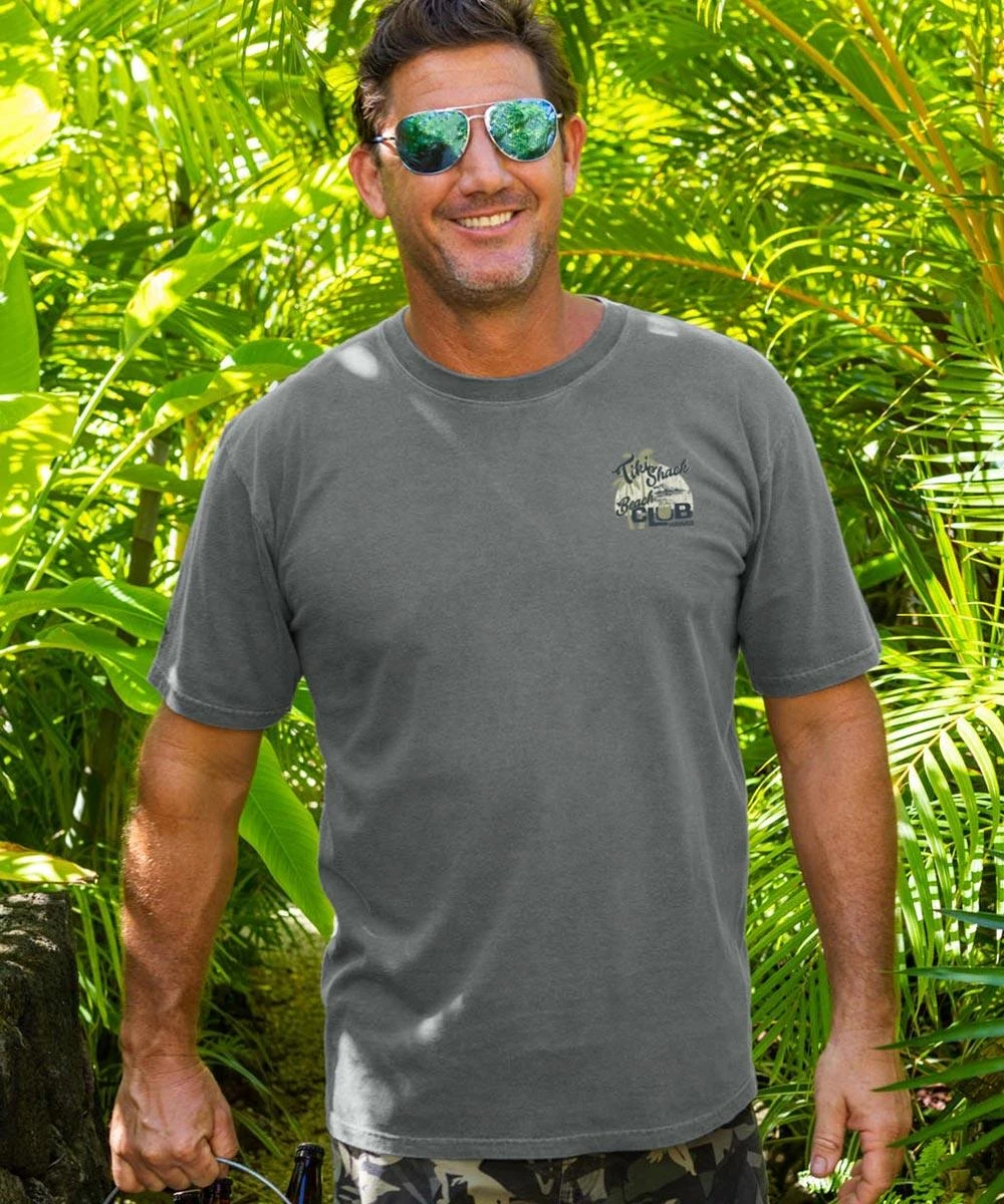 Tiki Shack Beach Club - Crater Dyed® Short Sleeve Crewneck T-Shirt 4 Tiki Shack Beach Club - Crater Dyed® Short Sleeve Crewneck T-Shirt - Image 2