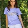 Naupaka - Lavender Dyed Short Sleeve Scoop Neck T-Shirt -Crazyshirts Online Shop b5a8b4f1 c4be 438c 80bc 237569a4211f
