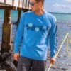 Tribal Honu Band - Blue Hawaii Dyed Long Sleeve Crewneck T-Shirt 2 Tribal Honu Band - Blue Hawaii Dyed Long Sleeve Crewneck T-Shirt -Crazyshirts Online Shop bd4c29be bbaf 485d 9162 60144bb8f493