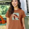 Sea Turtle Quilt - Cinnamon Dyed Short Sleeve Crewneck T-Shirt -Crazyshirts Online Shop bf782840 0a7c 431e bdda 563154f267fd