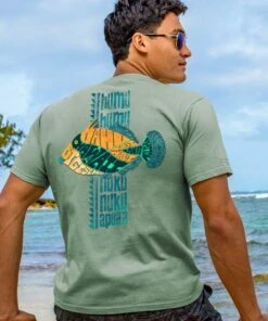Humu Hawaii - Seaglass Short Sleeve Crewneck T-Shirt