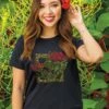 Ohia Lehua - Black Short Sleeve Scoop Neck T-Shirt 2 Ohia Lehua - Black Short Sleeve Scoop Neck T-Shirt -Crazyshirts Online Shop c600a267 e724 413b ab49 ec869267fa7d
