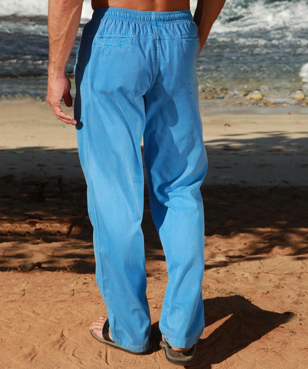 Blue Hawaii Dyed Twill Pants 4 Blue Hawaii Dyed Twill Pants - Image 2