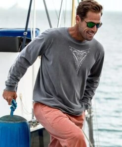 Tribal Nalu Tail - Crater Dyed® Long Sleeve Crewneck T-Shirt 5 Tribal Nalu Tail - Crater Dyed® Long Sleeve Crewneck T-Shirt -Crazyshirts Online Shop c8896ce3 f921 4205 b08f 39147a2e3164