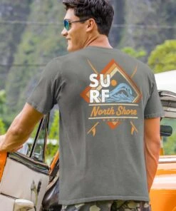 North Shore Surf - Crater Dyed® Short Sleeve Crewneck T-Shirt