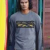 Bird Of Paradise Band - Crater Dyed® Long Sleeve Crewneck T-Shirt -Crazyshirts Online Shop db83f167 da03 48d8 ac7b 8b8bb4d6f88c
