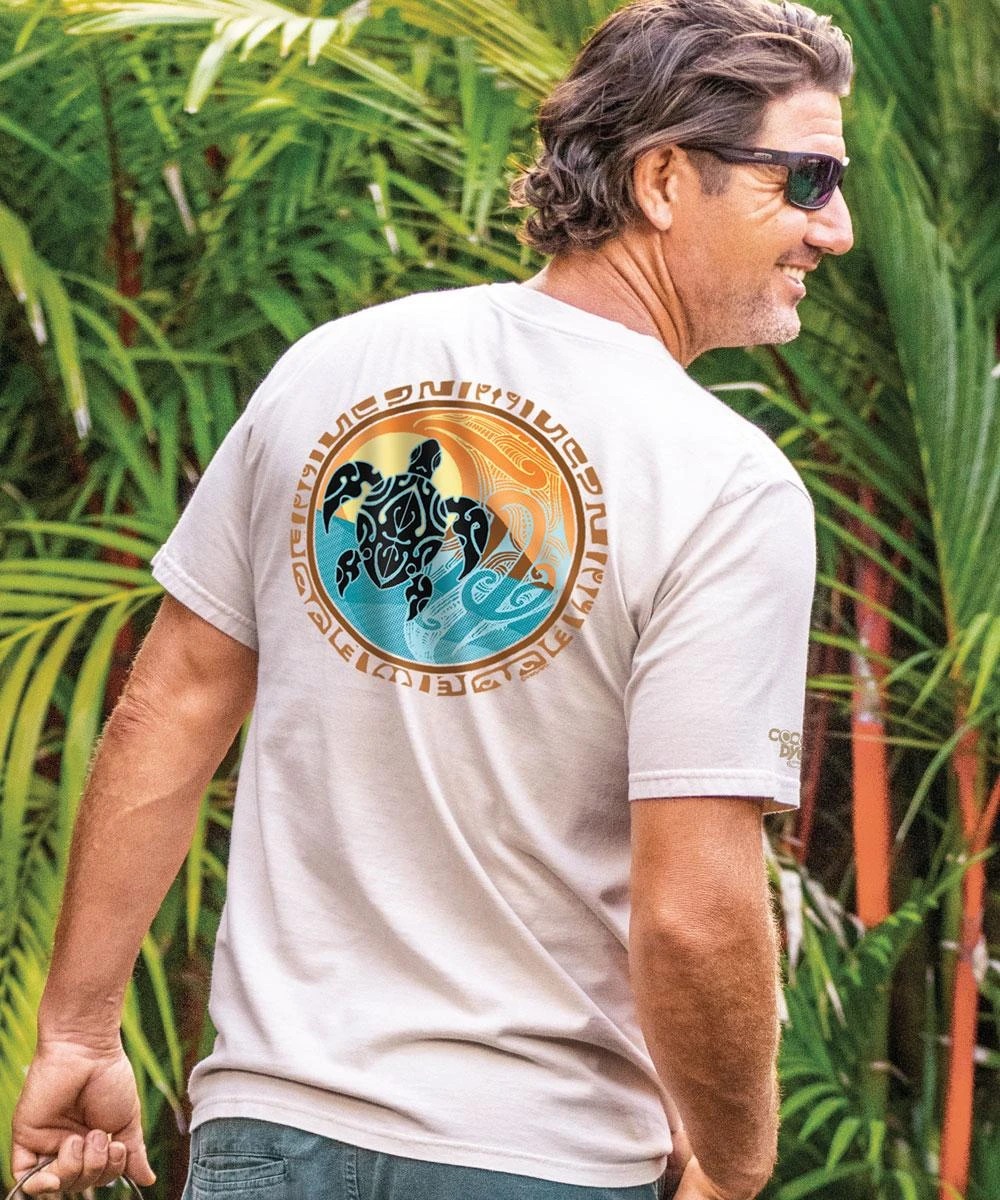 Land And Sea - Coconut Dyed Short Sleeve Crewneck T-Shirt 3 Land And Sea - Coconut Dyed Short Sleeve Crewneck T-Shirt