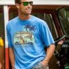 Volkswagen Hawaiian Humane Society Dog Day - Blue Hawaii Dyed Short Sleeve Crewneck T-Shirt -Crazyshirts Online Shop e3646866 454c 4a78 a1d0 2b065fa83676
