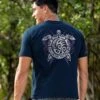 Tribe Turtle - Navy Short Sleeve Crewneck T-Shirt -Crazyshirts Online Shop e41d2270 0269 4da8 93bc a0658c6c08d7