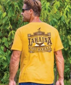 Old Town Lahaina - Pineapple Dyed Short Sleeve Crewneck T-Shirt