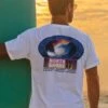 North Shore Surf Wave - White Short Sleeve Crewneck T-Shirt -Crazyshirts Online Shop f06ed7de a87c 4746 bd6f 1ca29678dc03