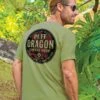 Puff Dragon - Hemp Dyed Short Sleeve Crewneck T-Shirt 1 Puff Dragon - Hemp Dyed Short Sleeve Crewneck T-Shirt -Crazyshirts Online Shop f2b035fe 824c 4710 95e3 afbb47322475