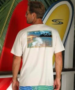 Clark Little Happy Hour - Coconut Dyed Short Sleeve Crewneck T-Shirt