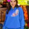 Ashley Cherish - Blue Hawaii Dyed Long Sleeve Lightweight Pullover -Crazyshirts Online Shop f4b54c1e e24b 4658 be6f edf3ed462105