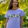 Plumeria Garland - Lavender Dyed Short Sleeve Scoop Neck T-Shirt 2 Plumeria Garland - Lavender Dyed Short Sleeve Scoop Neck T-Shirt -Crazyshirts Online Shop f5ec69ca d5f9 4174 92d0 67911cba5d8d