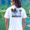Old Lahaina - White Short Sleeve Crewneck T-Shirt -Crazyshirts Online Shop f7a68c49 dd7d 4190 8a72 8a8a56ce78d1