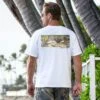 Banyan Tree Court - White Short Sleeve Crewneck T-Shirt