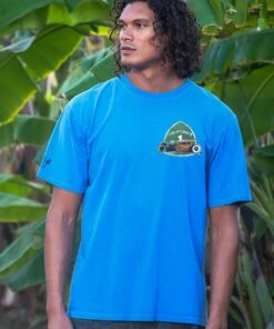 Surf Rat - Blue Hawaii Dyed Short Sleeve Crewneck T-Shirt -Crazyshirts Online Shop fcc5907e e658 43c1 abff 2281dfa4c4f2