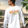 Waikiki Brewing Co Logo Taste The Aloha - White Long Sleeve Crewneck T-Shirt -Crazyshirts Online Shop ff2db0c9 69c8 4fce bde3 ee91980bc431